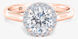Ld Halo Solitaire - Danhov Cl123 Engagement Rings/solitaire