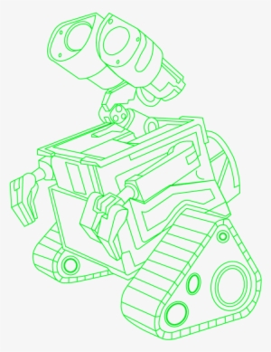 Wall-e Vector - Wall E Coloring Pages