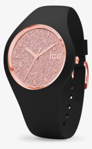 Black Rose-gold - Ice Watch 014760 Ice Glam Small / Black Rose-gold