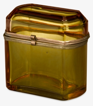 Amber Glass Box - Glass