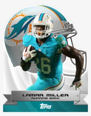 Todd Gurley - Miami Dolphins 8" X Color Helmet Magnet