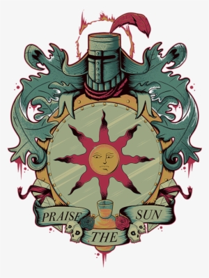 Teefury Has A New Pop Culture Geeky Or Nerdy Shirt - Dark Souls Solaire Symbol