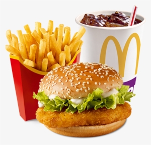 Veggie Burger Clipart Mcdonalds Burger - Макчикен Меню