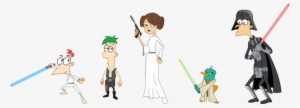 Doof Meets Darth In 'phineas And Ferb' Crossover - Star Wars Phineas E Ferb