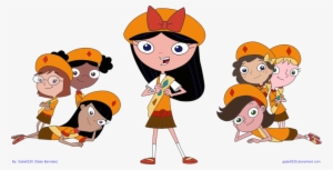 Free Download Phineas And Ferb Fireside Girls Clipart - Phineas And Ferb Girl Scout