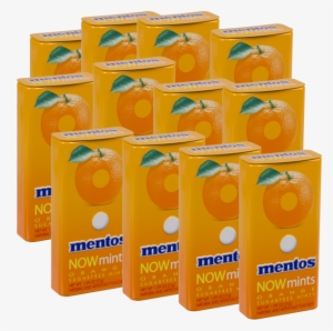 Mentos Orange Now Mints - 1.09 Oz Tin