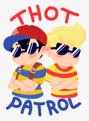 Cosmichi's Art Blog, Are You Tired Of Thots Do You - Lucas And Ness