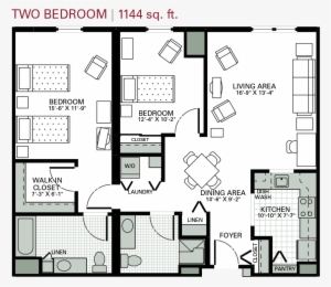 Thotgs Twobedroom 1144sqft - Bedroom