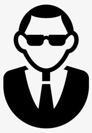 Man With Sunglasses And Suit Vector - Man With Glasses Icon Png
