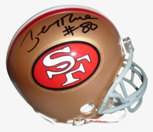 Jerry Rice Autographed San Francisco 49ers Mini Helmet - San Francisco 49ers