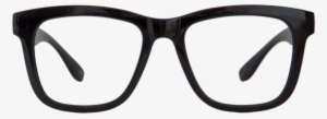 Ray Ban Clipart Glases - Black Rimmed Glasses On Transparent