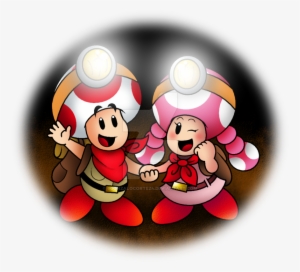 Captain Toad And Toadette By 6gonzalocortez4-d8fvrn2 - Super Toad And Toadette