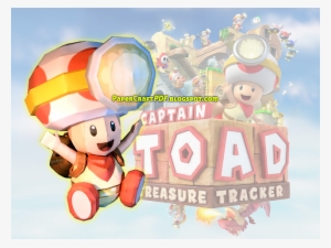 Download Free Paper Craft Pdf Templates Online Free - Captain Toad Treasure Tracker Banner