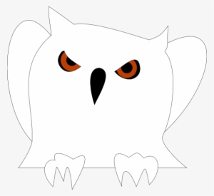 Disappointed Owl Black White Line Animal Animal 555px - Clip Art