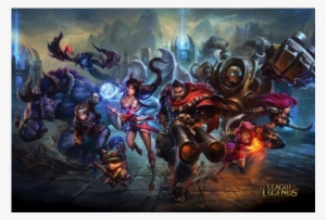 Team Ahri/graves - League Of Legends Poster Team Ahri/graves 27" X 40"