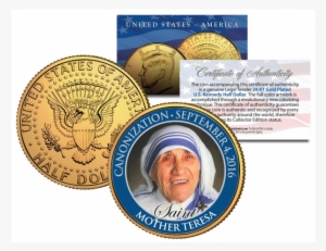 Mother Teresa * Historic Saint Canonization * Genuine - Donald Trump Coins