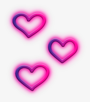 Report Abuse - Transparent Glowing Hearts Png