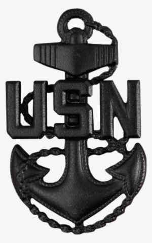 Cap Device Of A United States Navy Chief Petty Officer - Subdued Navy Chief Anchor