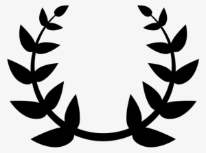 Laurel Wreath Rubber Stamp - Wreath Crown Icon Png