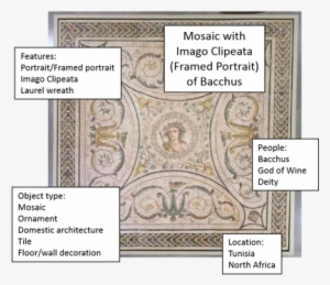 Mosaic With Bacchus - Bowling Green State University Mosaics