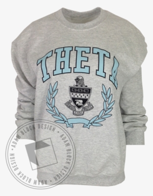 Kappa Alpha Theta Crest Sweatshirt - Mu Alpha Theta Shirt Design