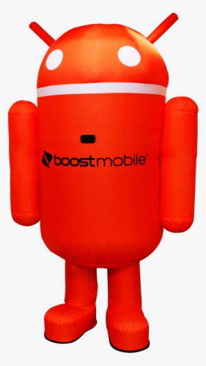 Boost Mobile Android Costume Orange - Boost Mobile