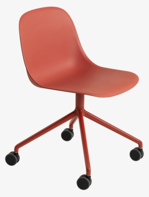 25192 Fiber Side Chair Swivel Castors D Redd - Chair
