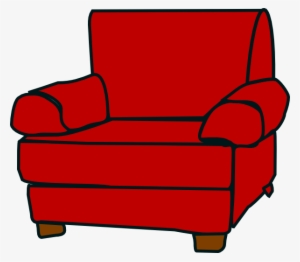 Red Armchair Clip Art At Clker Com - Armchair Clipart Png