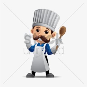 Holding A Wooden Spoon With Okay Hand - Chef Ok Hand Png