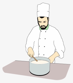 Free Stock Photo - Chef Stirring Pot Clipart