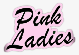 Pink ladies grease logo
