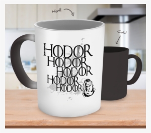 Hodor Color Changing Mugs & Coffee Cups - Color Changing Coffee Mug - Christian Gifts