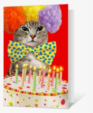 Birthday Cat-ittude Greeting Card - Cats Birthday Card Pdf