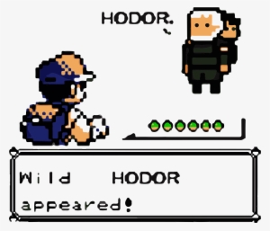 Ash Vs Hodor1 - Pokémon Blue Version Reproduction Nintendo Game Boy