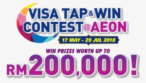 Visa Tap & Win Contest @ Aeon - Visa