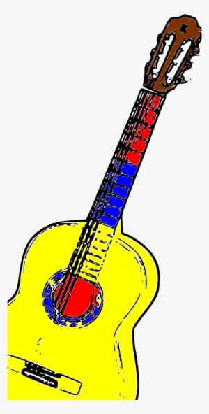 Guitarra Colombia Free Vector 4vector - Colombia Clip Art