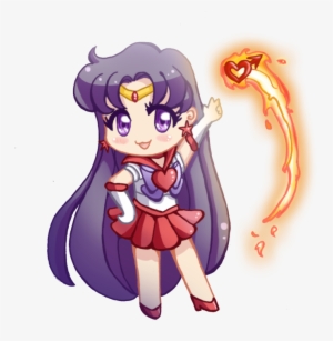 Chibi By Drewbiedooah - Sailor Moon Mars Chibi