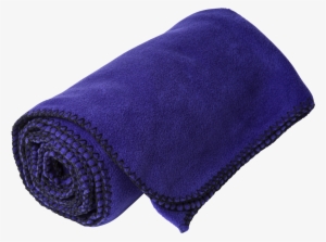 Purple Fleece Blanket - Wedding