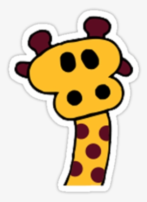 Cartoon Giraffe Face - Giraffe Cartoon Face Png