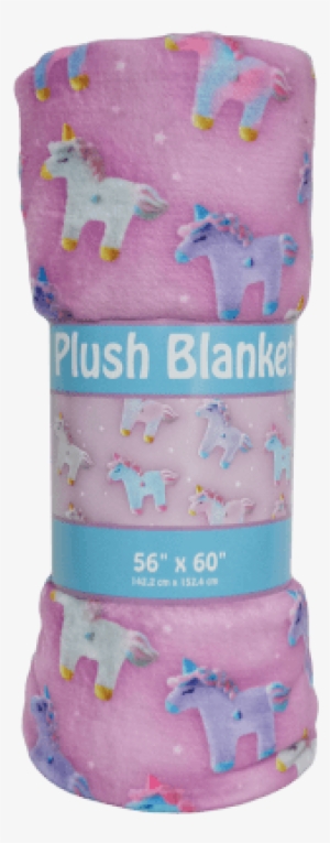 Picture Of Unicorns And Stars Plush Blanket