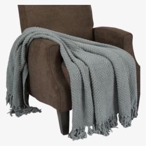 Sidon Tweed Knitted Throw Blanket By Varick Gallery