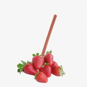 Drinking Straw - Strawberry Transparent