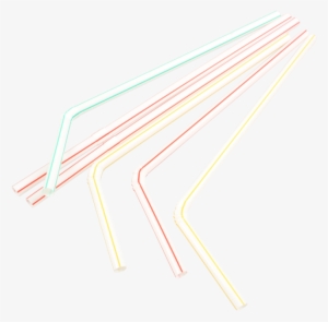 Drinking Straw, Bendy, Pp, 210mm, Assorted - Diagram