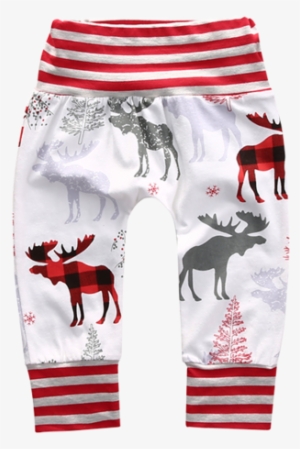 Christmas Deer Pants - Newborn And Mommy Matching