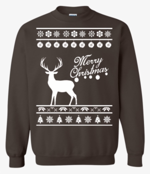 Ugly Christmas Sweaters Merry Christmas Deer Hoodies - Shirt