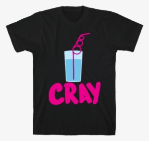cray-z straws tee - tshirt christmas