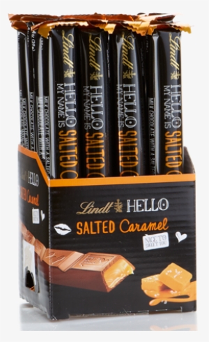 Image For Salted Caramel Hello Stick 24-pc Case From - Lindt Hello Stick Salted Caramel