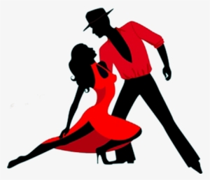Dance Couples Silhouettes - Dance Silhouette Red Transparent