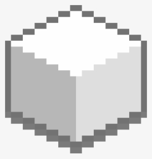 White Single Cube - Smash Ball Pixel Art