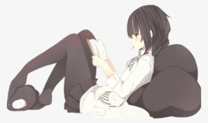10810771 - Anime Girl Reading Render